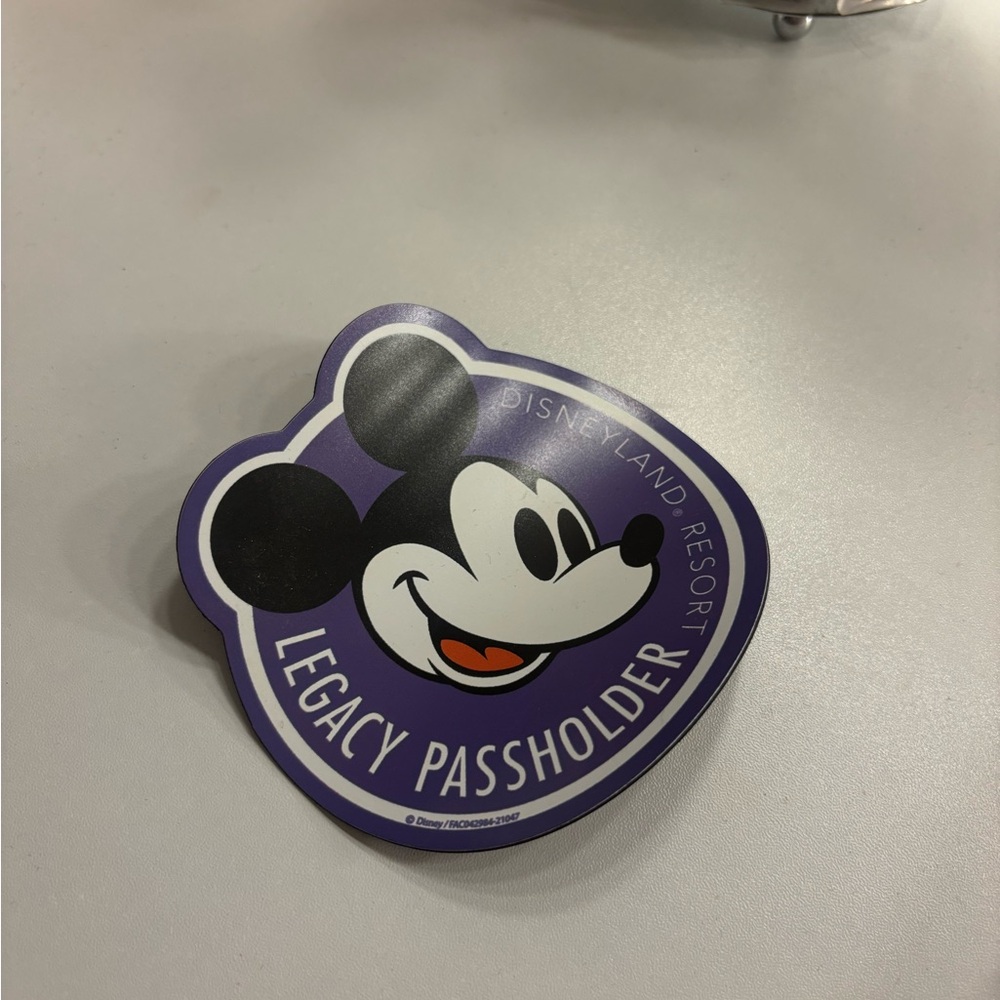 Disneyland Resort Legacy Passholder Magnet